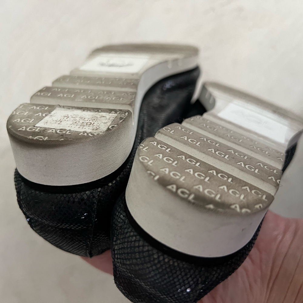 Agl Pointy Reptile Print Leather Pointy Sneaker S… - image 5